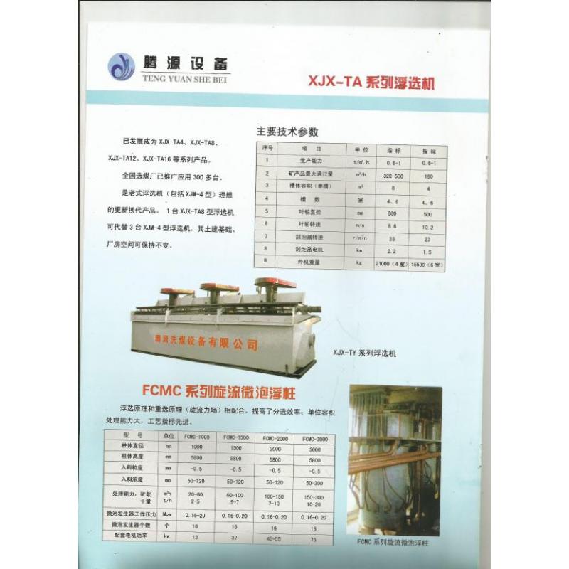 供應浮選設備