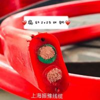 廣東佛山起重機電纜線，扁紅2*25雙鋼