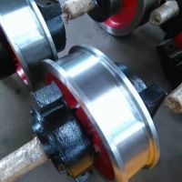 河南車輪組發(fā)貨現(xiàn)場河南德克起重生產