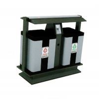 河南天祥 戶外二分類環保果皮箱 （小區/公園/街道/學校）
