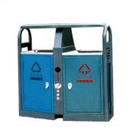 河南天祥  戶外加厚分類果皮箱（小區/公園/學校/街道）