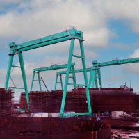 唐山起重機MG60t雙主梁門式起重機