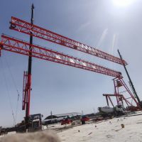 北京門式起重機(jī)施工現(xiàn)場