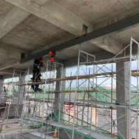 輕小型起重機施工現場